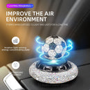 Solar Car Air Freshener Rotary Diamond Football Aromatherapy Diffusion Accessories Indoor Durable Men Dnd Women Original Perfume