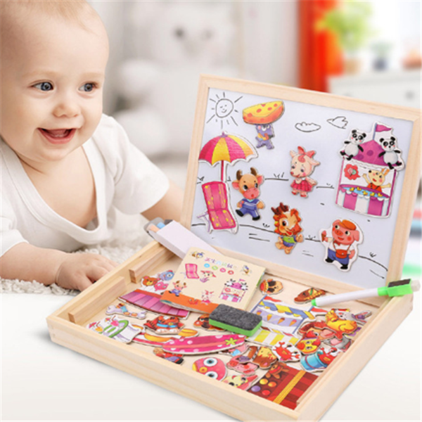 Wooden Magnetic Puzzle Toys