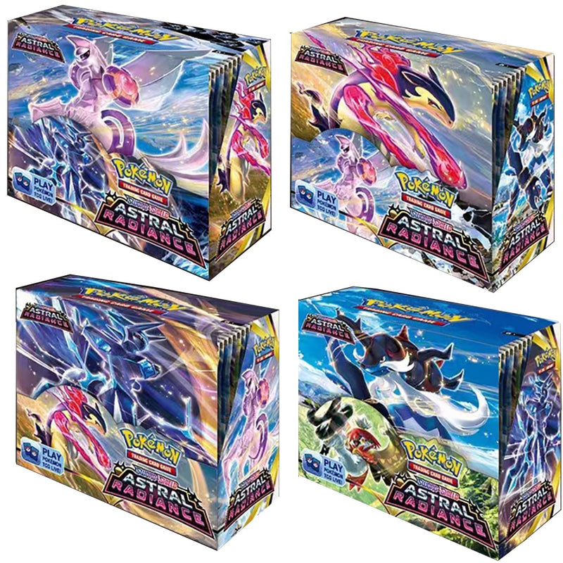 2022 NEW  Pokemon TCG: Brilliant Stars Astral Radiance Shining Fates Booster Box GX V Vmax Trading Card Game Collection Toys