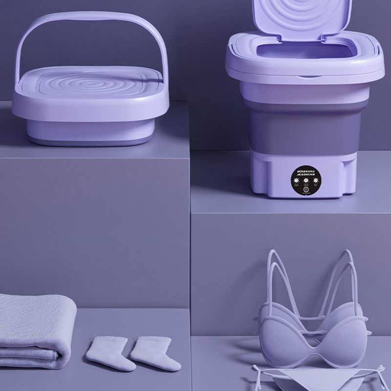 8L Foldable Washing Machine Portable Socks Underwear Panties Retractable Household Washing Machine 3 Models With Spinning Dry