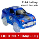 Magical Tracks LED Light Electronics Car Tracks Toy Parts 5 Colorful Lights Children's Toys For Puzzle Toys Car Birthday Gifts