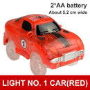 Magical Tracks LED Light Electronics Car Tracks Toy Parts 5 Colorful Lights Children's Toys For Puzzle Toys Car Birthday Gifts