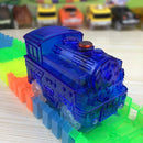 Magical Tracks LED Light Electronics Car Tracks Toy Parts 5 Colorful Lights Children's Toys For Puzzle Toys Car Birthday Gifts