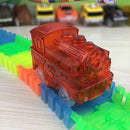 Magical Tracks LED Light Electronics Car Tracks Toy Parts 5 Colorful Lights Children's Toys For Puzzle Toys Car Birthday Gifts