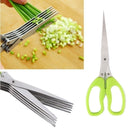 Muti-Layers Kitchen Scissors Stainless Steel