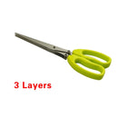 Muti-Layers Kitchen Scissors Stainless Steel