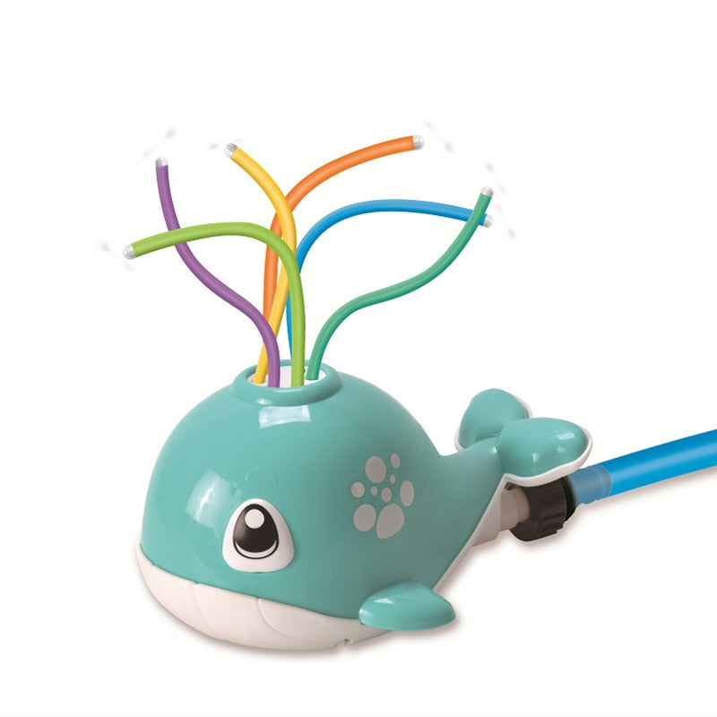 Water Spray Outdoor Toy Octopus Sprinkler Backyard Garden Water Toys Summer Yard Cartoon Splash Sprinkler Baby Bath Toy for Kids