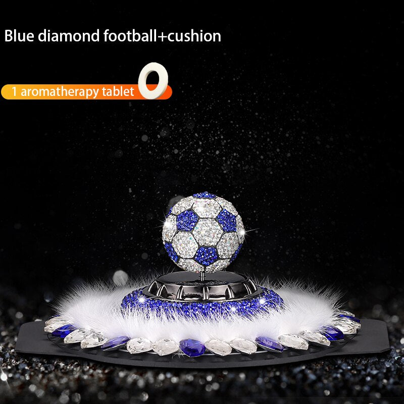 Solar Car Air Freshener Rotary Diamond Football Aromatherapy Diffusion Accessories Indoor Durable Men Dnd Women Original Perfume