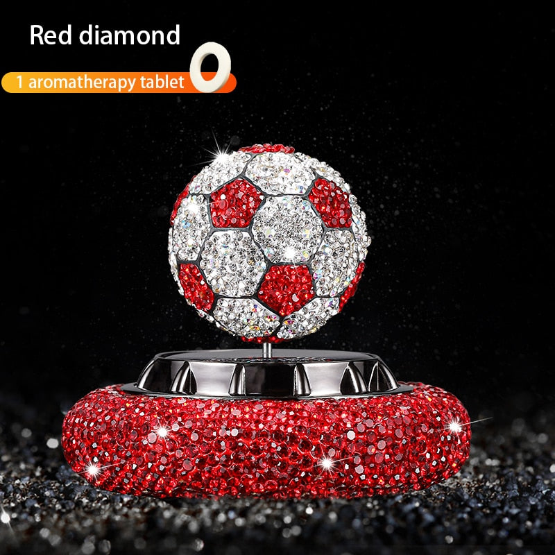 Solar Car Air Freshener Rotary Diamond Football Aromatherapy Diffusion Accessories Indoor Durable Men Dnd Women Original Perfume