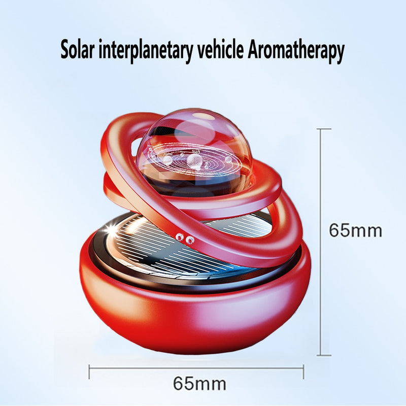 Car Air Freshener Interstellar Solar Rotary Aromatherapy Ornaments Auto Accessories Interior Women&#39;s And Men&#39;s  Perfume Diffuser