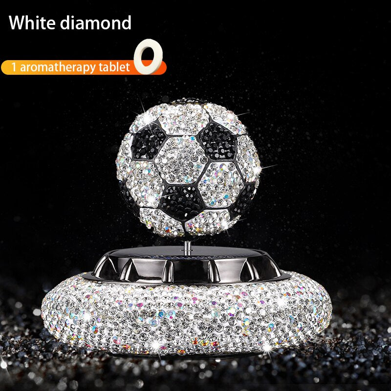 Solar Car Air Freshener Rotary Diamond Football Aromatherapy Diffusion Accessories Indoor Durable Men Dnd Women Original Perfume