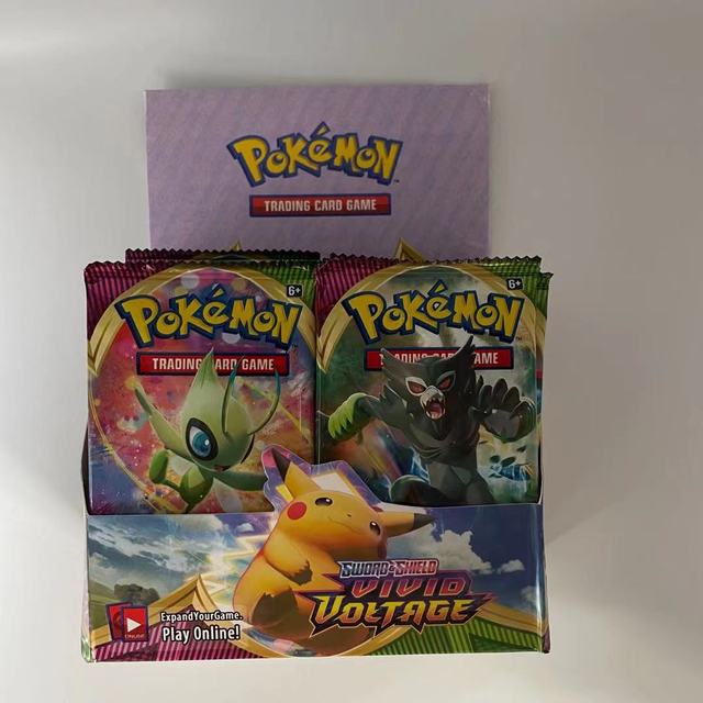 Pokemon Evolution Booster Gift Box TCG Sword and Shield Fighting Style Booster Bag Sealed Trading Card Game Collection Toy