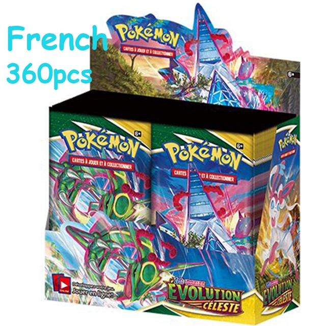 French Pokemon Cards Box SILVER TEMPEST Lost Origin Fusion Strike Chilling Reign Booster Evolving Skies  Toy Kids Birthday Gift