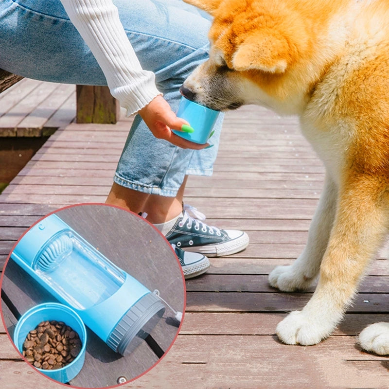 Pet Multifunctional Pet Accompanying Cup Portable Dog Water Cup Household