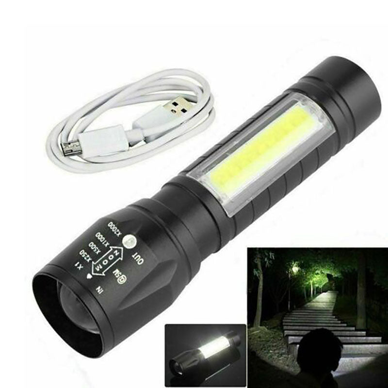 Mini Zoom Work Light Can Stretch LED Flashlight