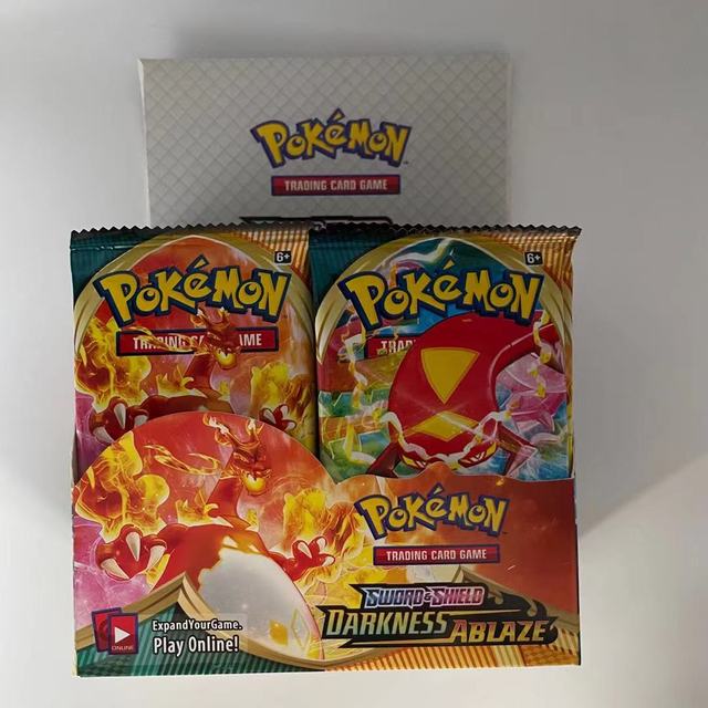 Pokemon Evolution Booster Gift Box TCG Sword and Shield Fighting Style Booster Bag Sealed Trading Card Game Collection Toy