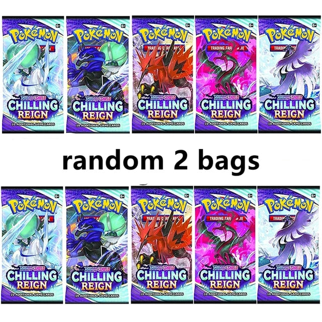 Pokemon Evolution Booster Gift Box TCG Sword and Shield Fighting Style Booster Bag Sealed Trading Card Game Collection Toy