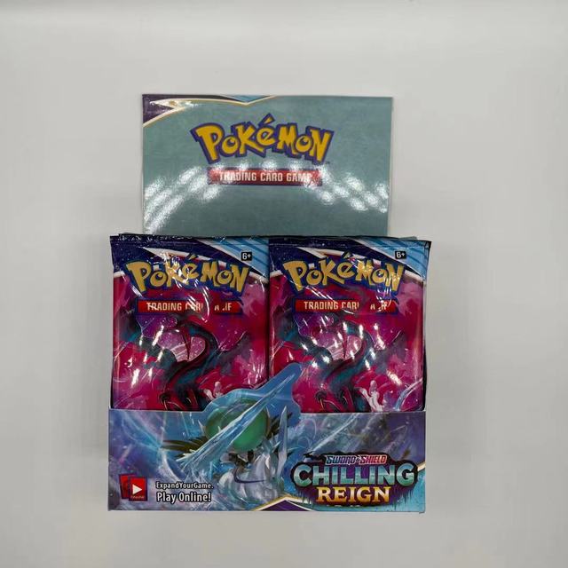 Pokemon Evolution Booster Gift Box TCG Sword and Shield Fighting Style Booster Bag Sealed Trading Card Game Collection Toy