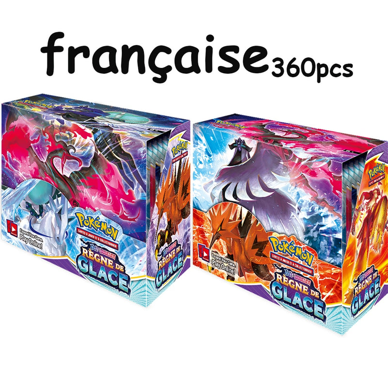 French Pokemon Cards Box SILVER TEMPEST Lost Origin Fusion Strike Chilling Reign Booster Evolving Skies  Toy Kids Birthday Gift