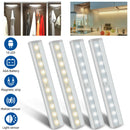 Wireless Motion Sensor Under Cabinet Closet LED Light Kitchen Counter Night Lamp