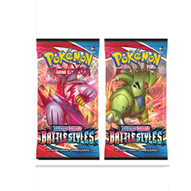 Pokemon Evolution Booster Gift Box TCG Sword and Shield Fighting Style Booster Bag Sealed Trading Card Game Collection Toy