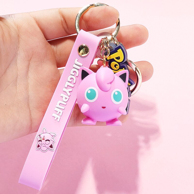 Original Pokemon Pikachu Figures Fashion Cartoon Keychain Pendant Pokémon Anime Decorations Model Toys Dolls Child Birthday Gift