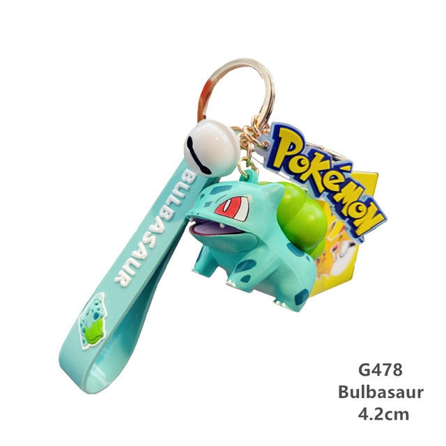 Original Pokemon Pikachu Figures Fashion Cartoon Keychain Pendant Pokémon Anime Decorations Model Toys Dolls Child Birthday Gift