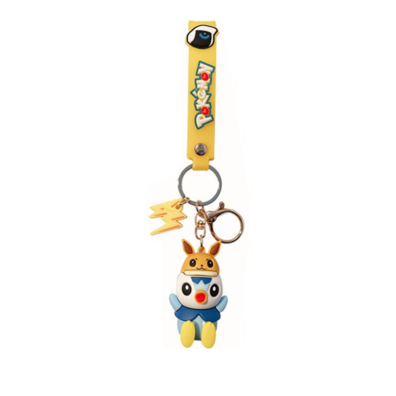 Original Pokemon Pikachu Figures Fashion Cartoon Keychain Pendant Pokémon Anime Decorations Model Toys Dolls Child Birthday Gift