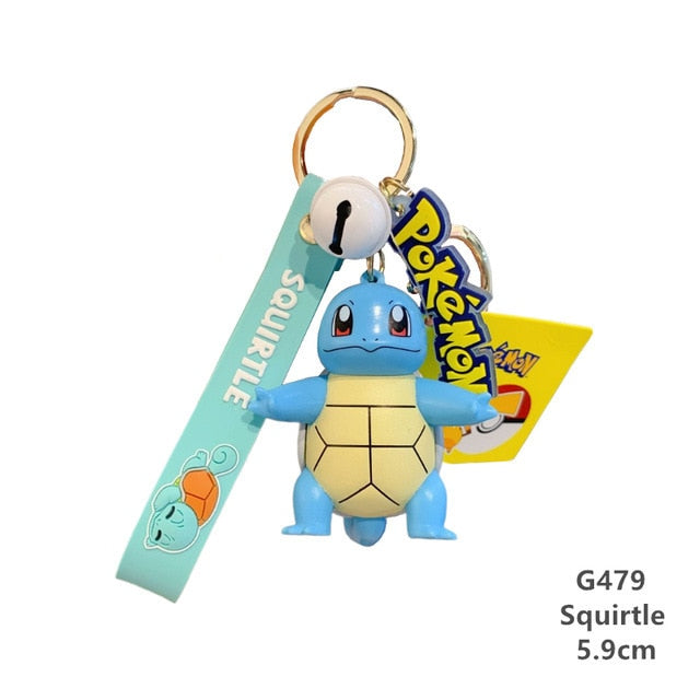 Original Pokemon Pikachu Figures Fashion Cartoon Keychain Pendant Pokémon Anime Decorations Model Toys Dolls Child Birthday Gift