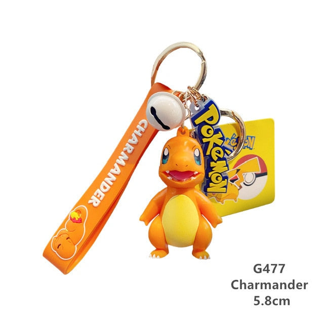 Original Pokemon Pikachu Figures Fashion Cartoon Keychain Pendant Pokémon Anime Decorations Model Toys Dolls Child Birthday Gift