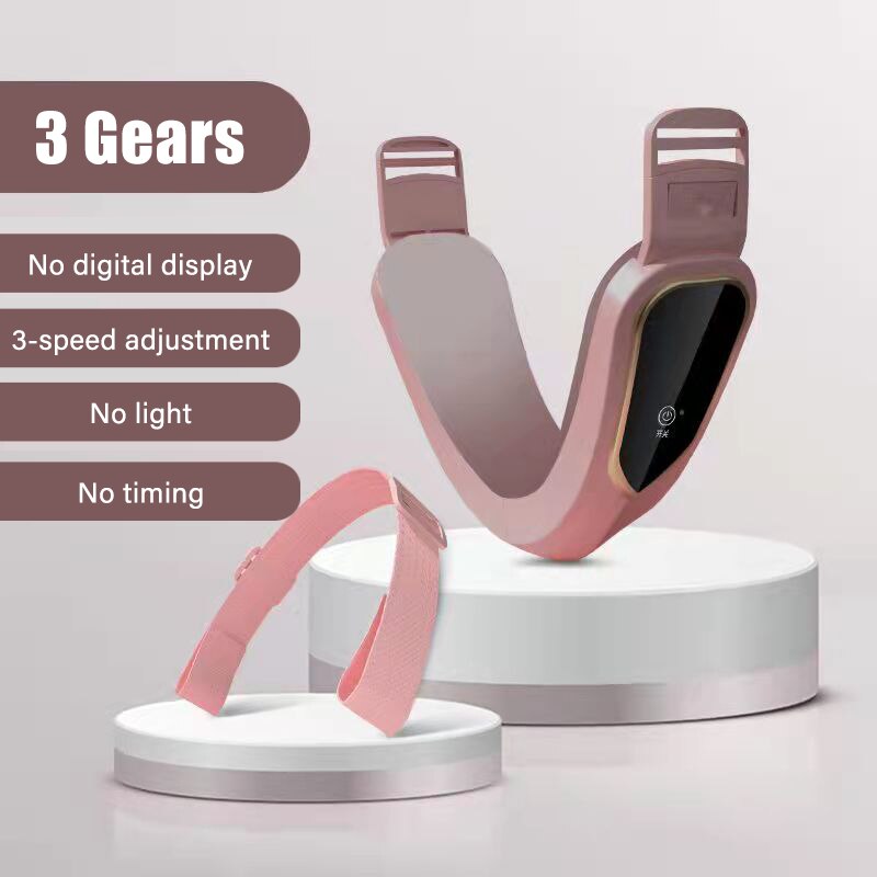 LED Photon Therapy Facial Slimming Vibration Massager EMS Face Lifting Massager Double Chin V-shaped Cheek Lift For Household