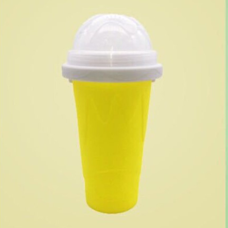 Silicone Quick-frozen Ice Cream Maker Squeeze Cup DIY Homemade Durable Squeeze Quick Cooling Cup Milkshake Bottle Smoothie Cup