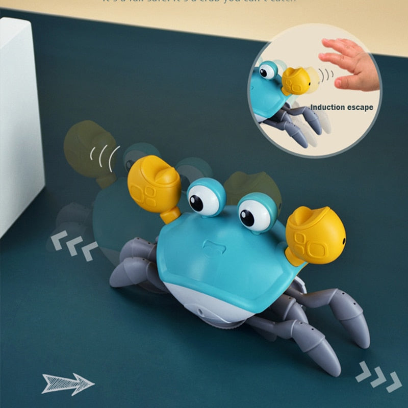 Induction Escape Crab Rechargeable Electric Pet Musical Toys Children&