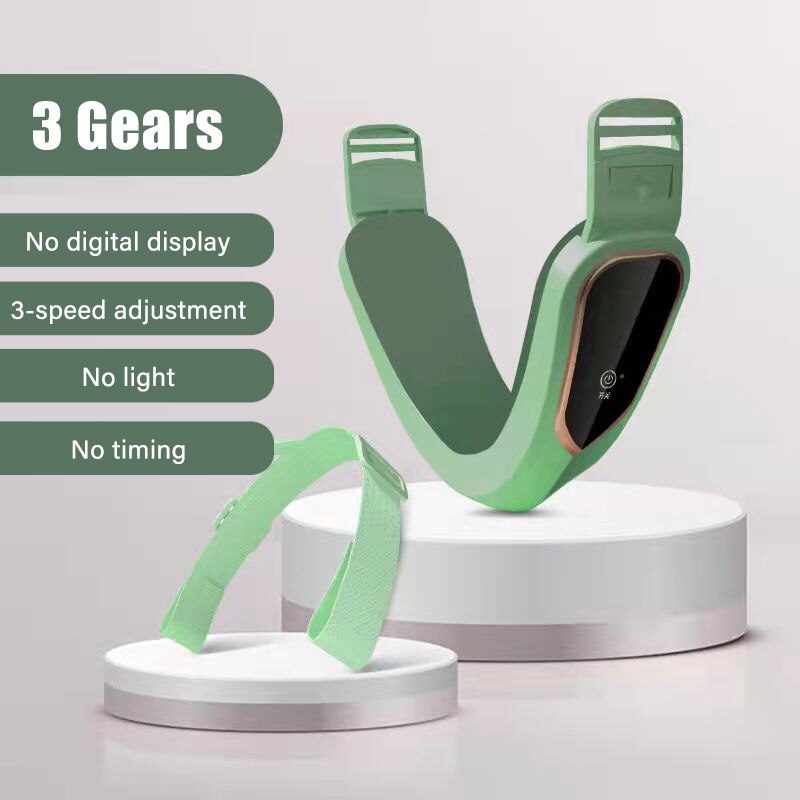 LED Photon Therapy Facial Slimming Vibration Massager EMS Face Lifting Massager Double Chin V-shaped Cheek Lift For Household