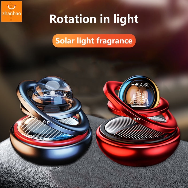 Car Air Freshener Interstellar Solar Rotary Aromatherapy Ornaments Auto Accessories Interior Women&#39;s And Men&#39;s  Perfume Diffuser