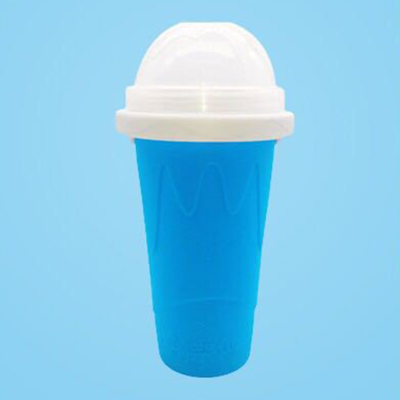 Silicone Quick-frozen Ice Cream Maker Squeeze Cup DIY Homemade Durable Squeeze Quick Cooling Cup Milkshake Bottle Smoothie Cup