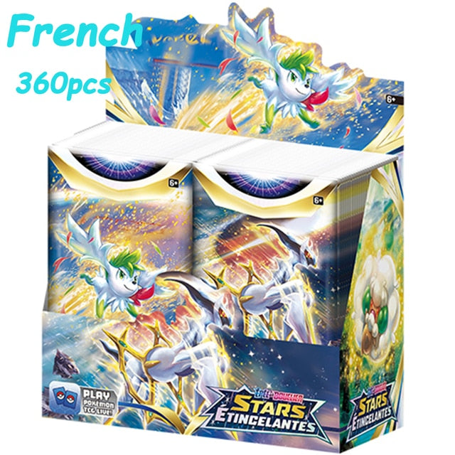 French Pokemon Cards Box SILVER TEMPEST Lost Origin Fusion Strike Chilling Reign Booster Evolving Skies  Toy Kids Birthday Gift