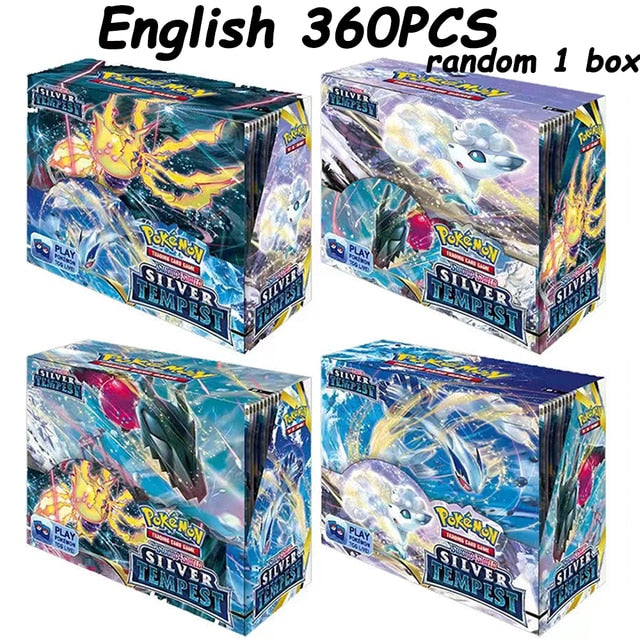 French Pokemon Cards Box SILVER TEMPEST Lost Origin Fusion Strike Chilling Reign Booster Evolving Skies  Toy Kids Birthday Gift