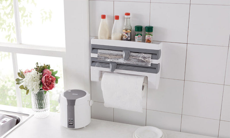 4-In-1 Kitchen Roll Holder Dispenser