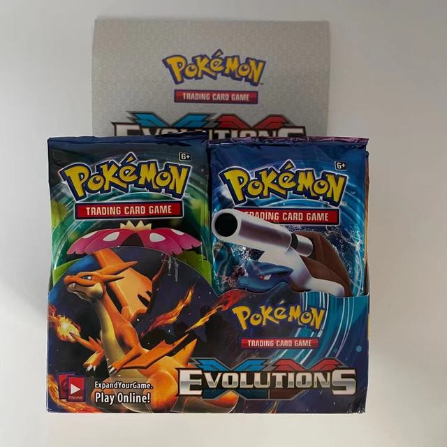 Pokemon Evolution Booster Gift Box TCG Sword and Shield Fighting Style Booster Bag Sealed Trading Card Game Collection Toy