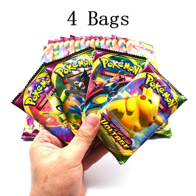 Pokemon Evolution Booster Gift Box TCG Sword and Shield Fighting Style Booster Bag Sealed Trading Card Game Collection Toy