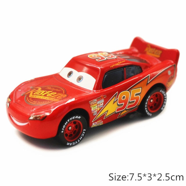 Disney Pixar Cars 3 2 Fabulous Hudson Hornet Sally Mater Lightning McQueen 1:55 Diecast Metal Alloy Model Cars Kid Gift Boy Toy