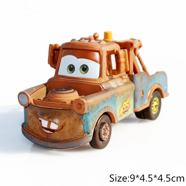 Disney Pixar Cars 3 2 Fabulous Hudson Hornet Sally Mater Lightning McQueen 1:55 Diecast Metal Alloy Model Cars Kid Gift Boy Toy