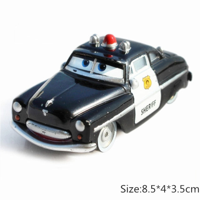 Disney Pixar Cars 3 2 Fabulous Hudson Hornet Sally Mater Lightning McQueen 1:55 Diecast Metal Alloy Model Cars Kid Gift Boy Toy