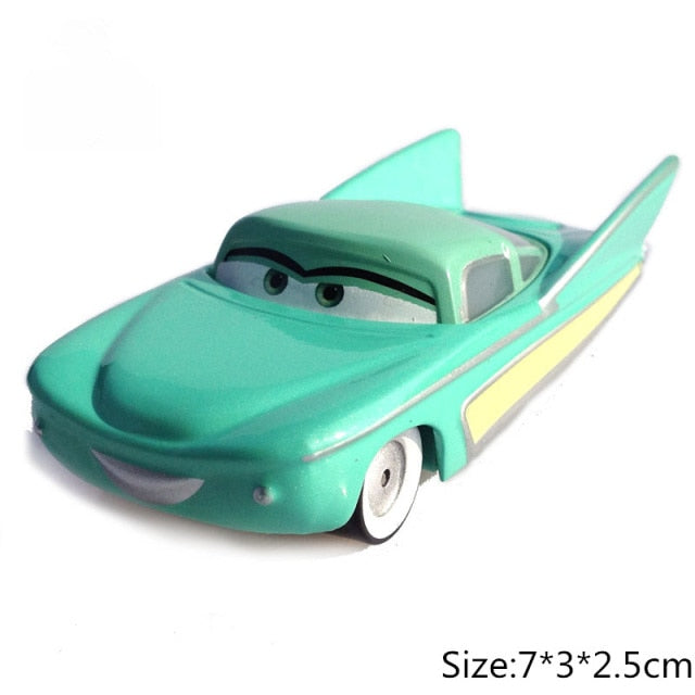 Disney Pixar Cars 3 2 Fabulous Hudson Hornet Sally Mater Lightning McQueen 1:55 Diecast Metal Alloy Model Cars Kid Gift Boy Toy