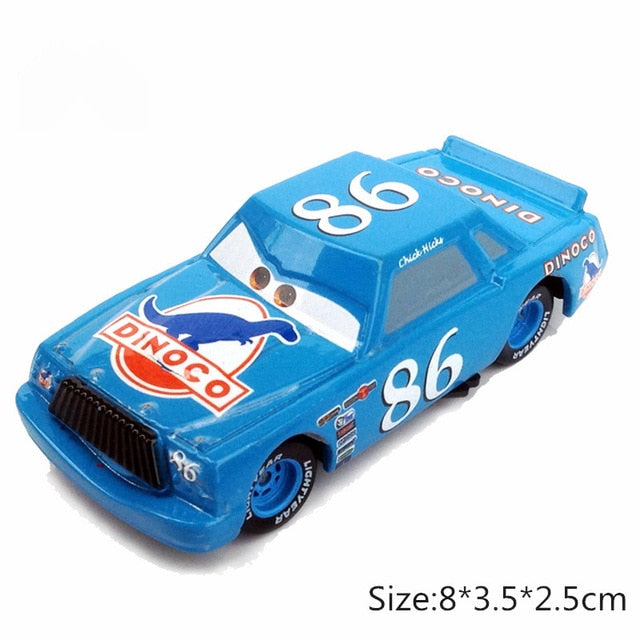 Disney Pixar Cars 3 2 Fabulous Hudson Hornet Sally Mater Lightning McQueen 1:55 Diecast Metal Alloy Model Cars Kid Gift Boy Toy