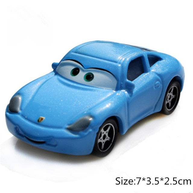 Disney Pixar Cars 3 2 Fabulous Hudson Hornet Sally Mater Lightning McQueen 1:55 Diecast Metal Alloy Model Cars Kid Gift Boy Toy