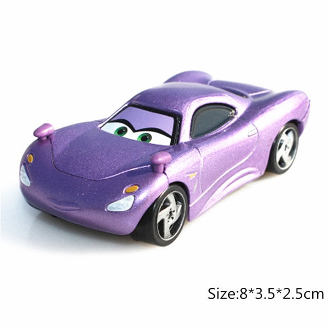 Disney Pixar Cars 3 2 Fabulous Hudson Hornet Sally Mater Lightning McQueen 1:55 Diecast Metal Alloy Model Cars Kid Gift Boy Toy