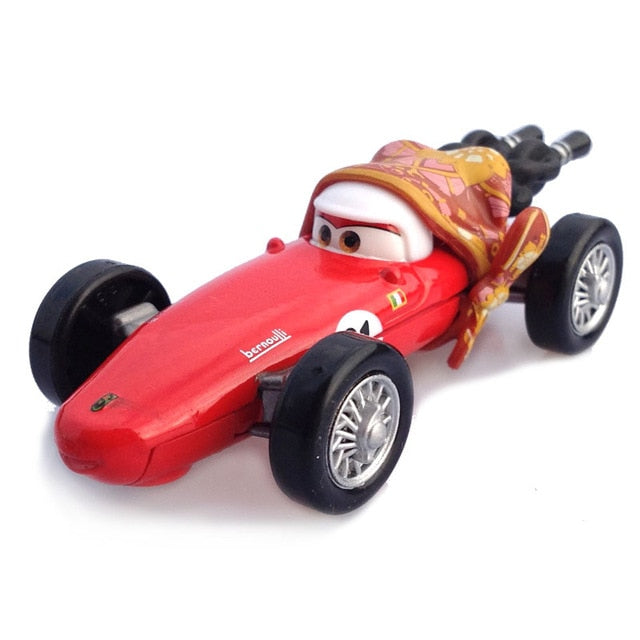 Disney Pixar Cars 3 2 Fabulous Hudson Hornet Sally Mater Lightning McQueen 1:55 Diecast Metal Alloy Model Cars Kid Gift Boy Toy