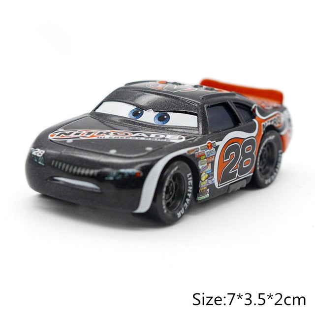 Disney Pixar Cars 3 2 Fabulous Hudson Hornet Sally Mater Lightning McQueen 1:55 Diecast Metal Alloy Model Cars Kid Gift Boy Toy